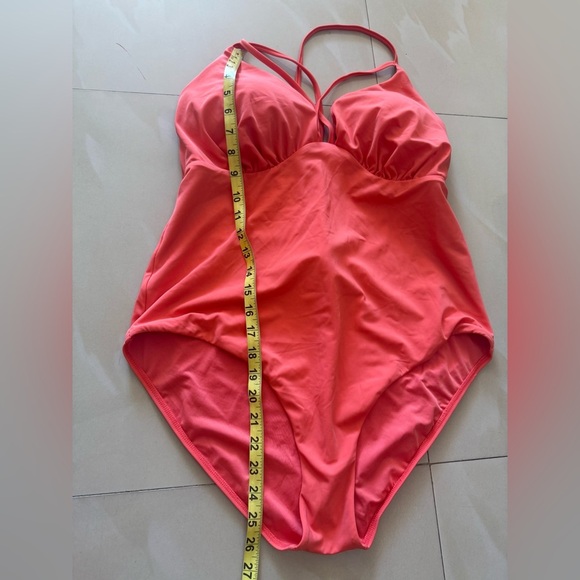 Bathing suits plus size 18  swimsuit for all orange  beach pool cruise - Picture 14 of 16